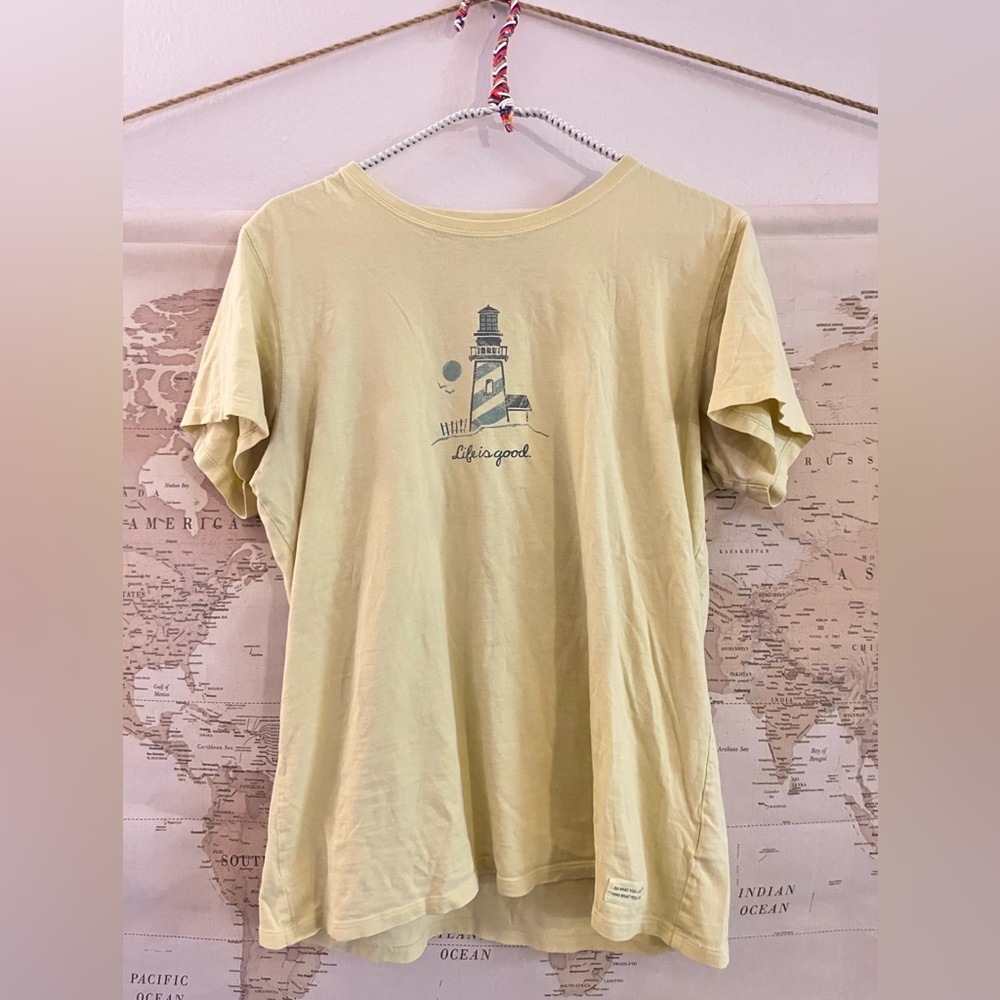 Life is Good Lighthouse Womens Shirt